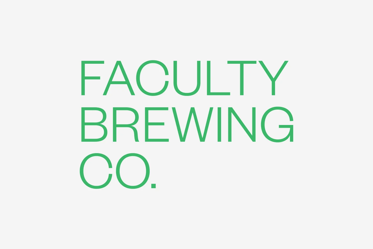 Faculty Brewing Co. — design reference 3