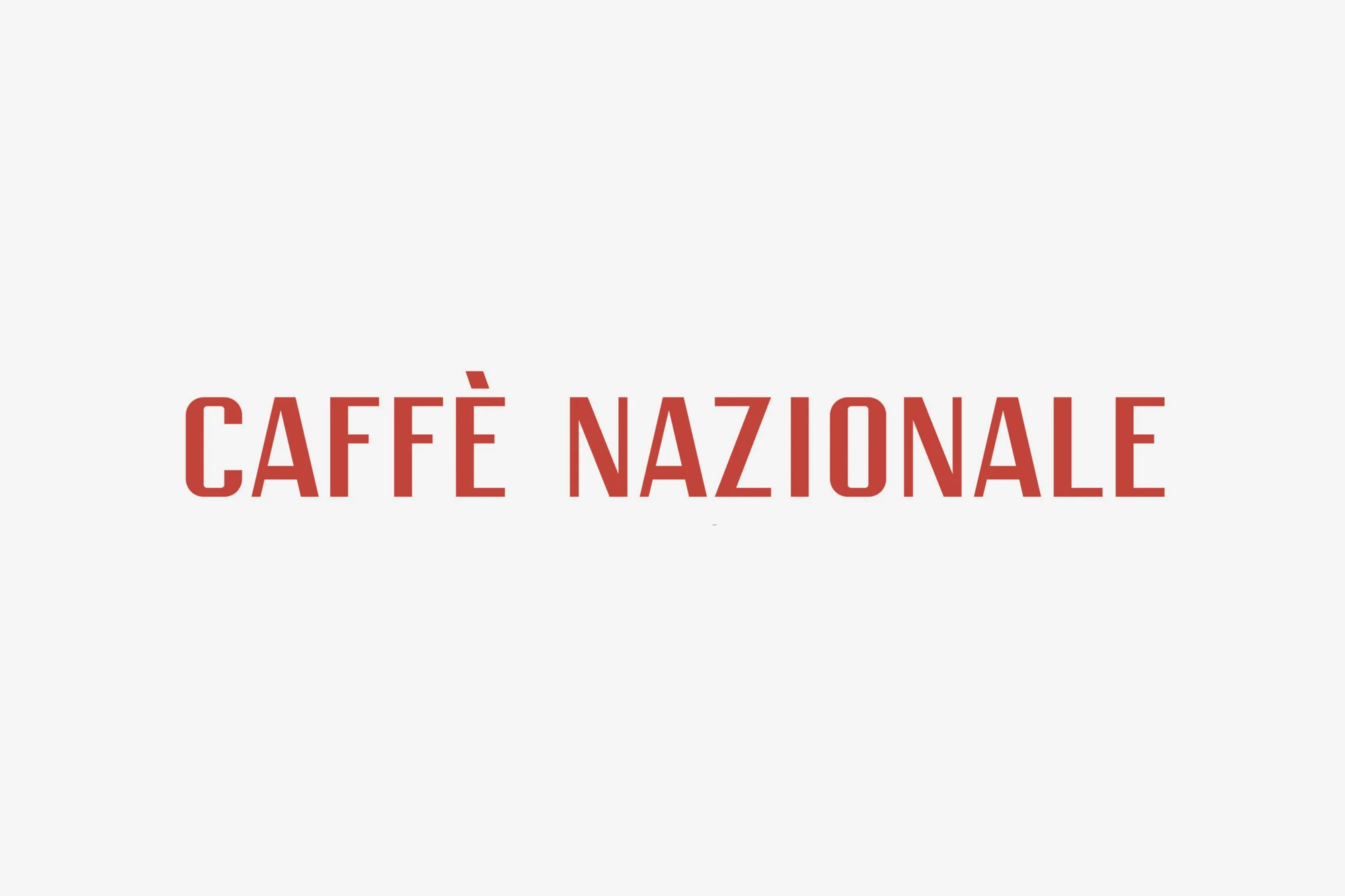 Caffè Nazionale — design reference 2