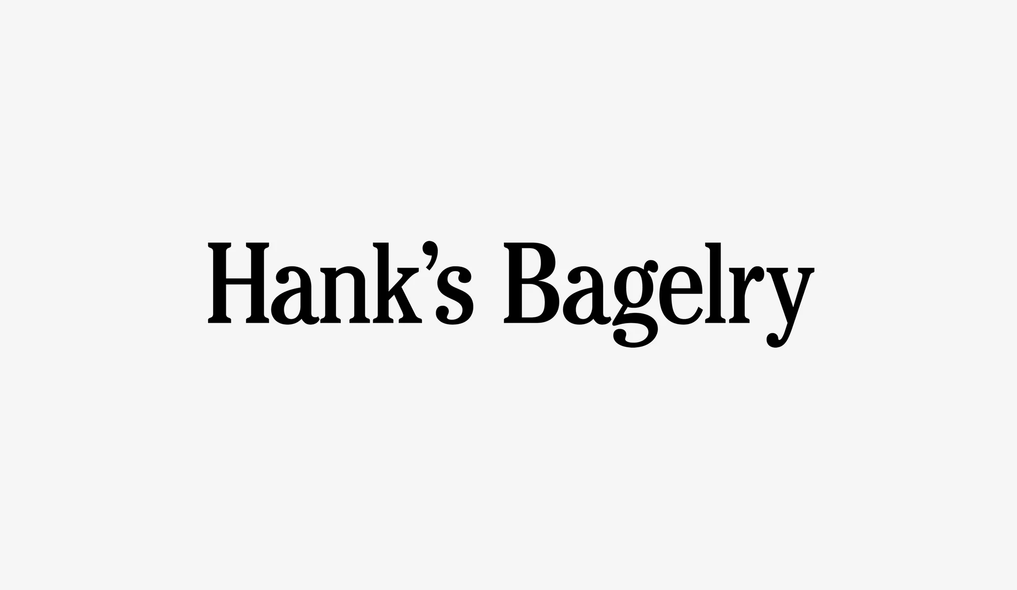 Hank’s Bagelry — design reference 2