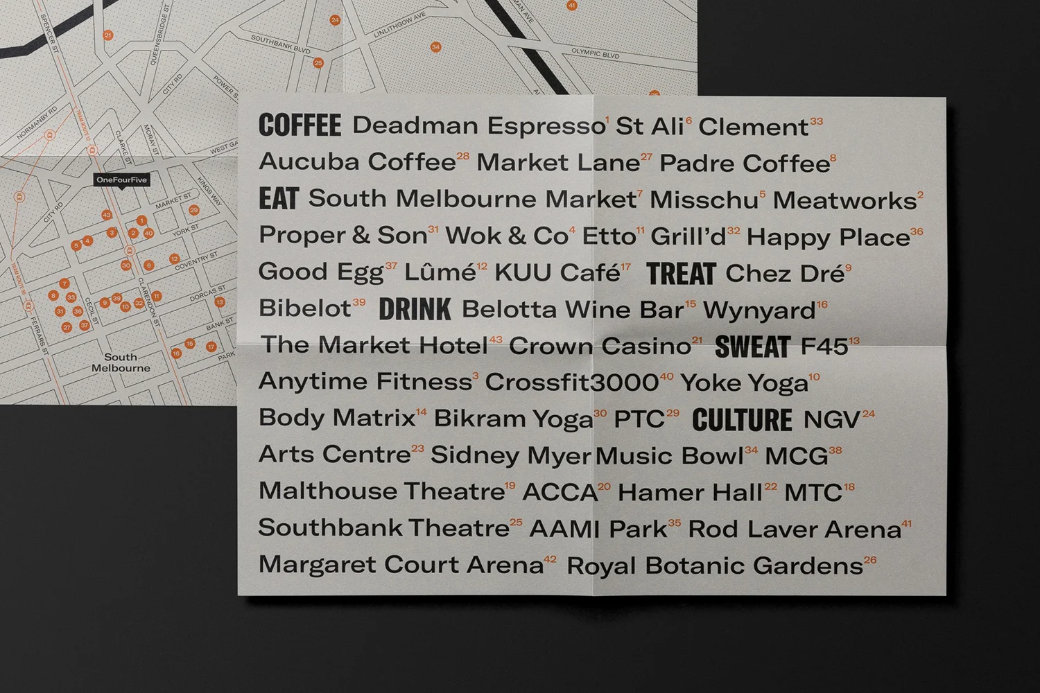 OneFourFive Clarendon — design reference 1