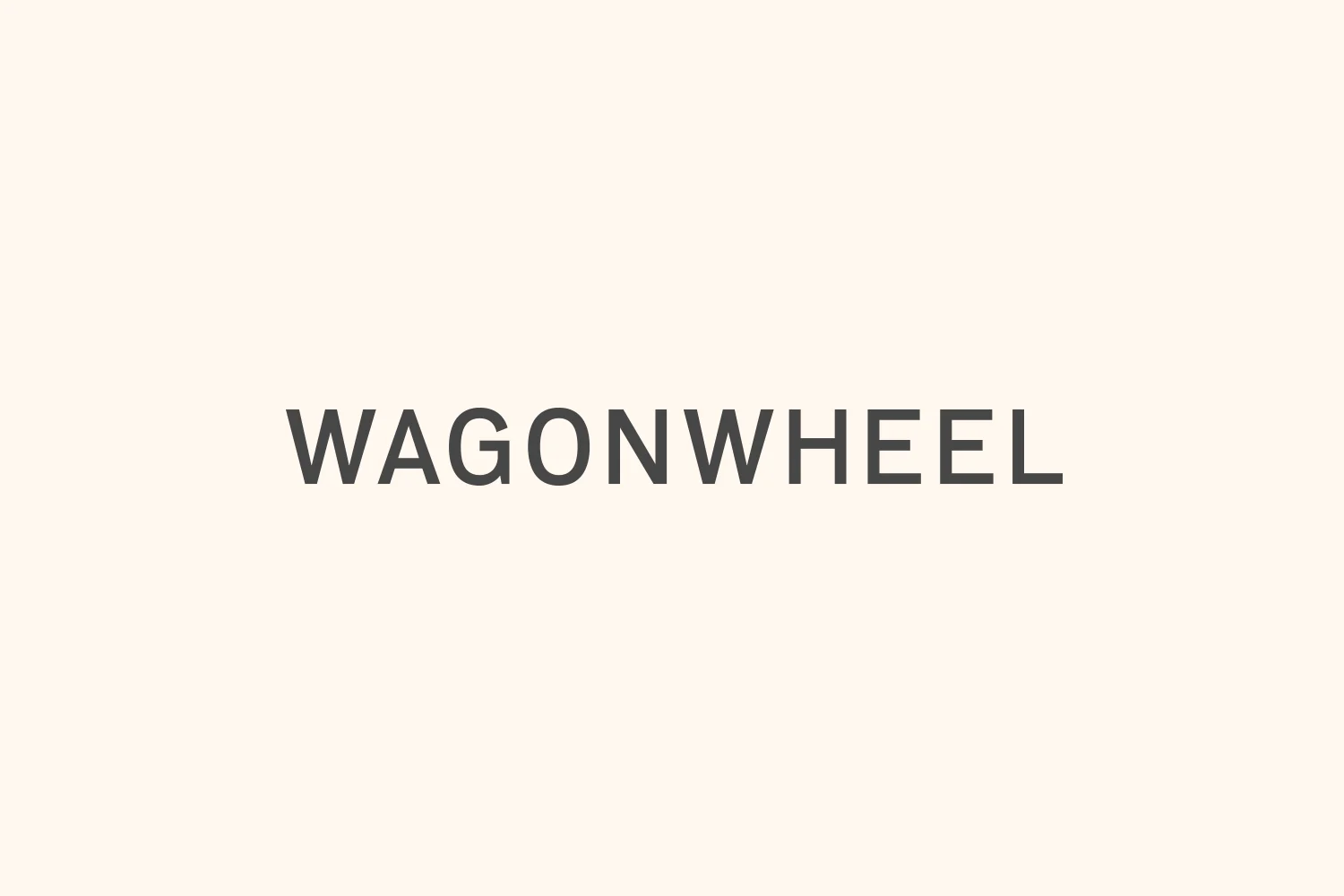 Wagon Wheel — design reference 2