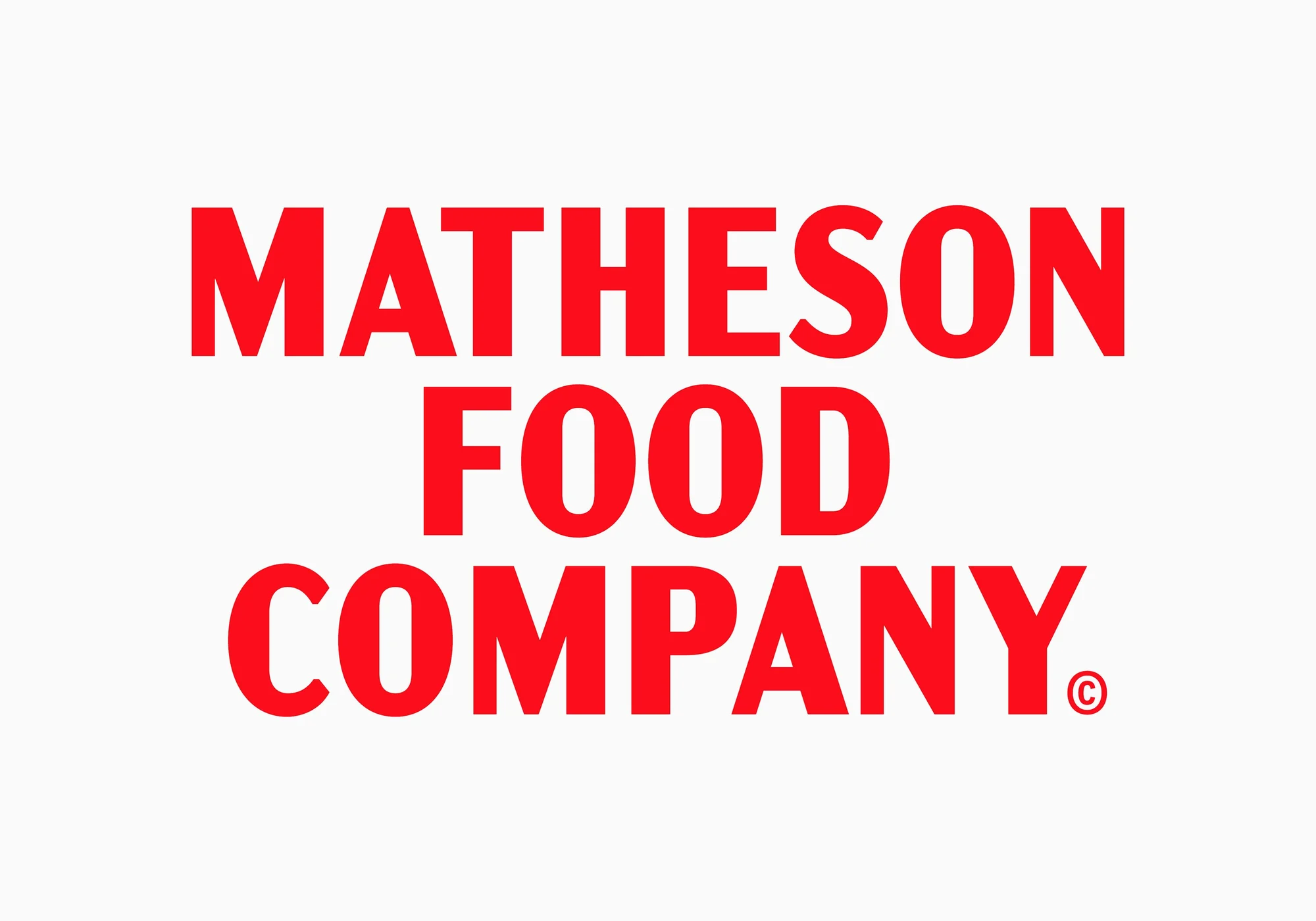 Matheson Food Company — design reference 1