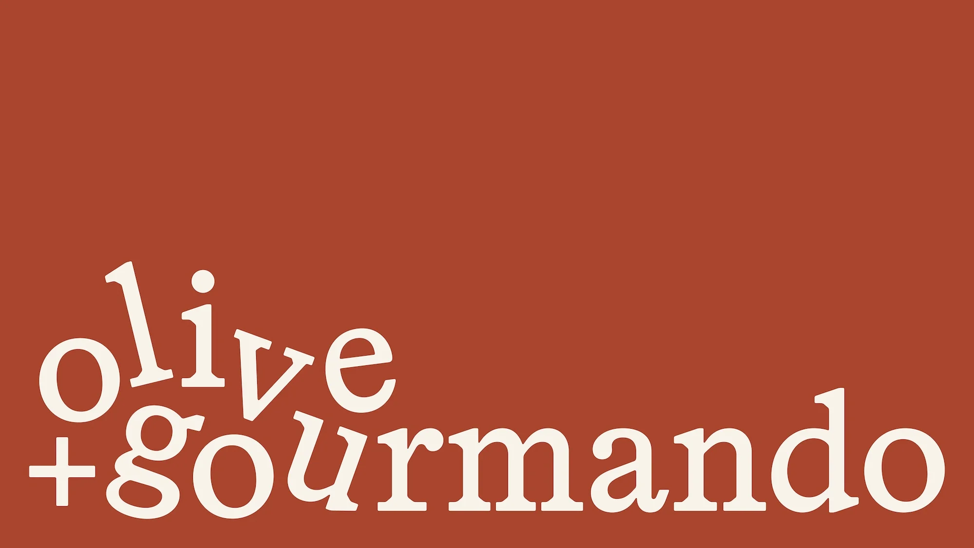 Olive + Gourmando — design reference 1