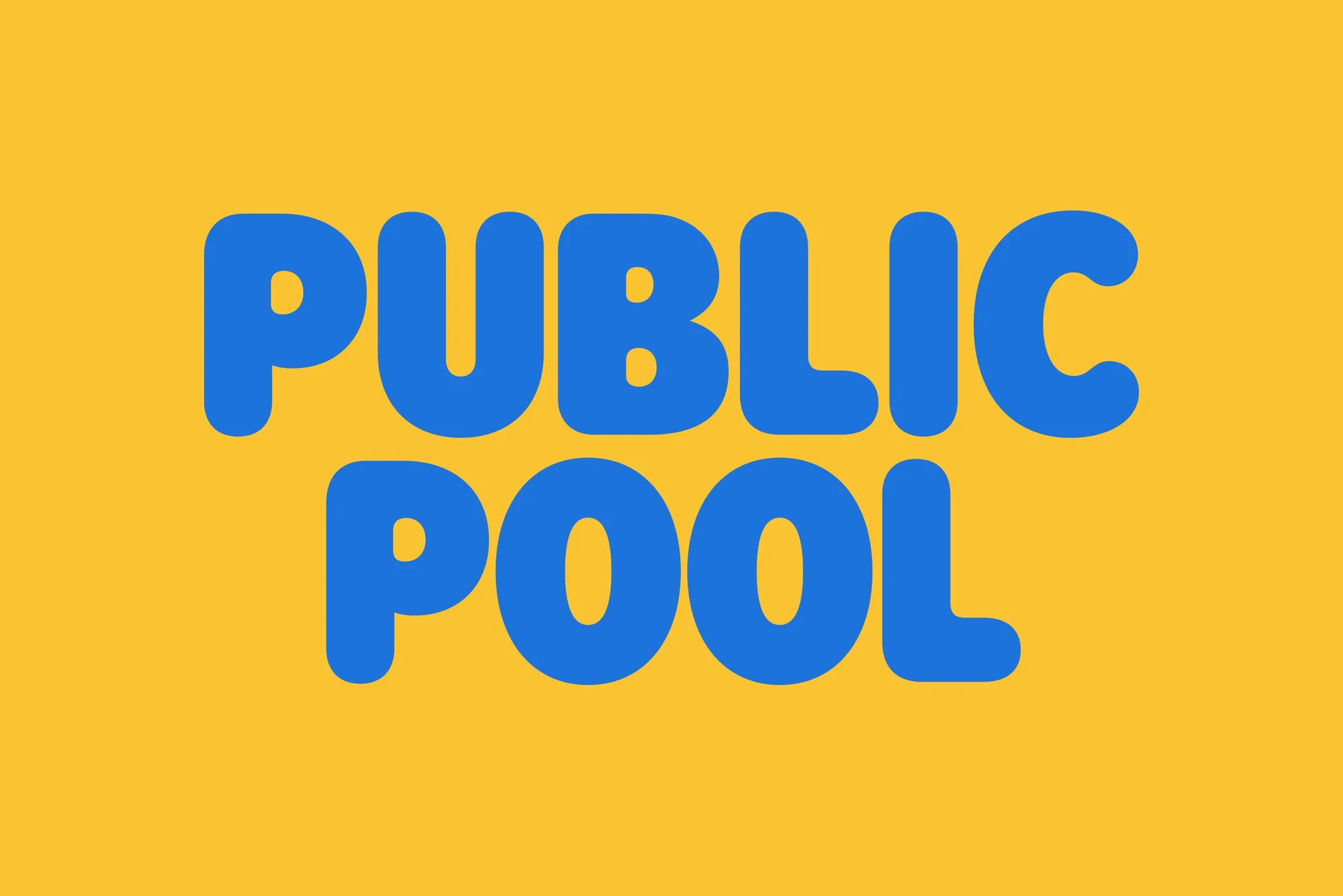 Public Pool — design reference 1