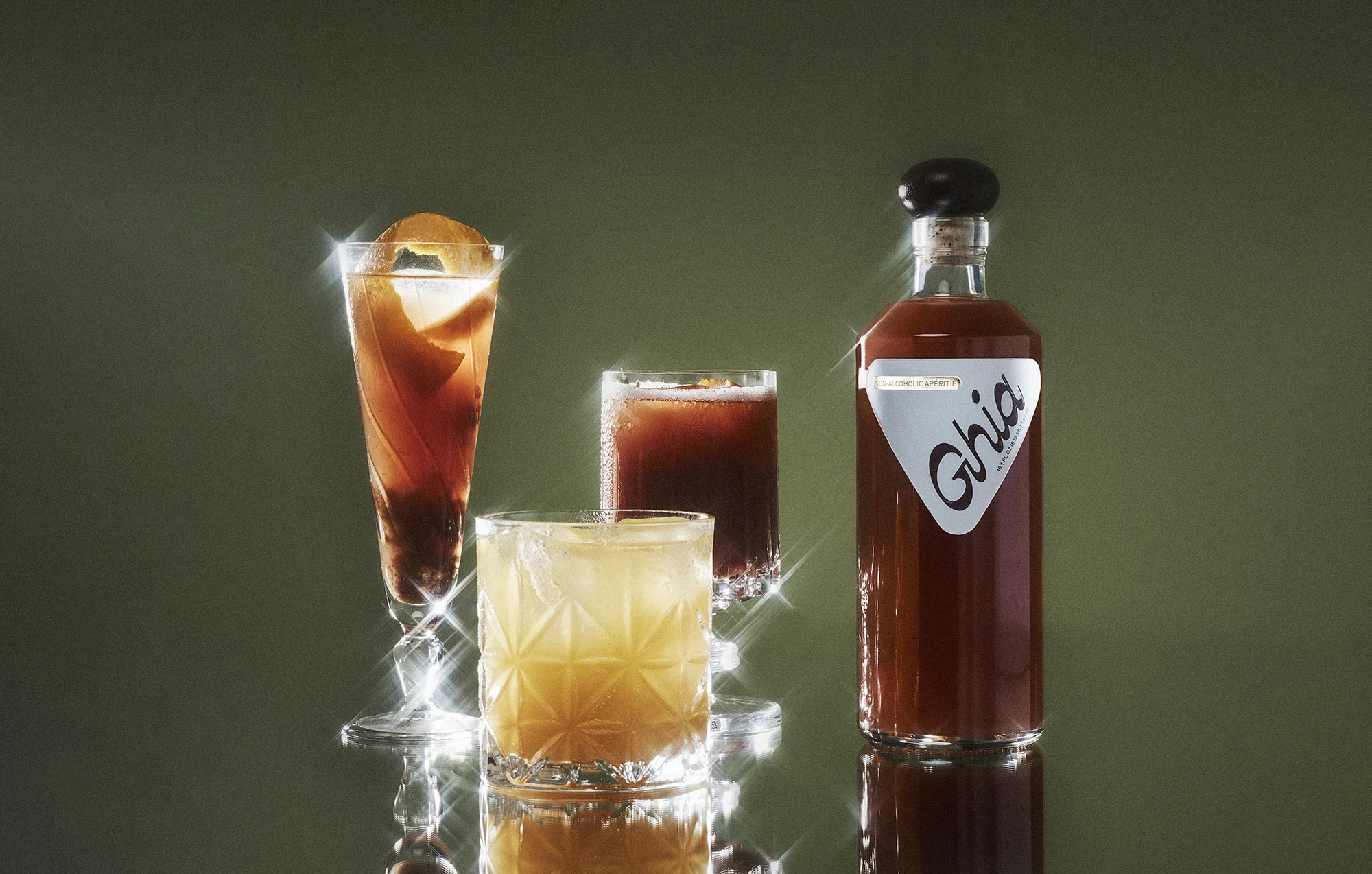 Ghia Non-Alcoholic Aperitif — design reference 1