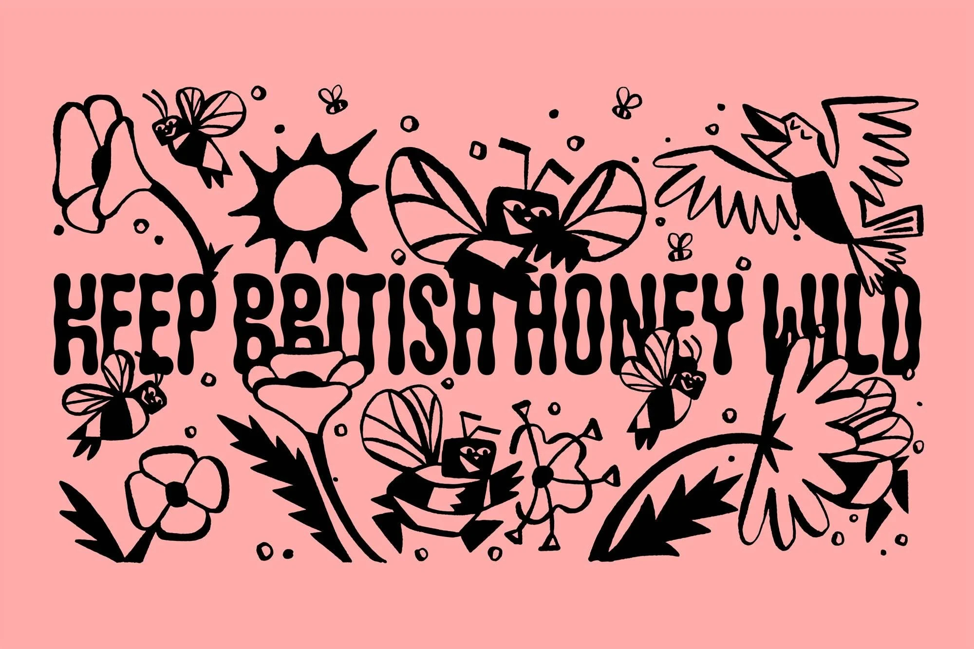 Black Bee Honey — design reference 3