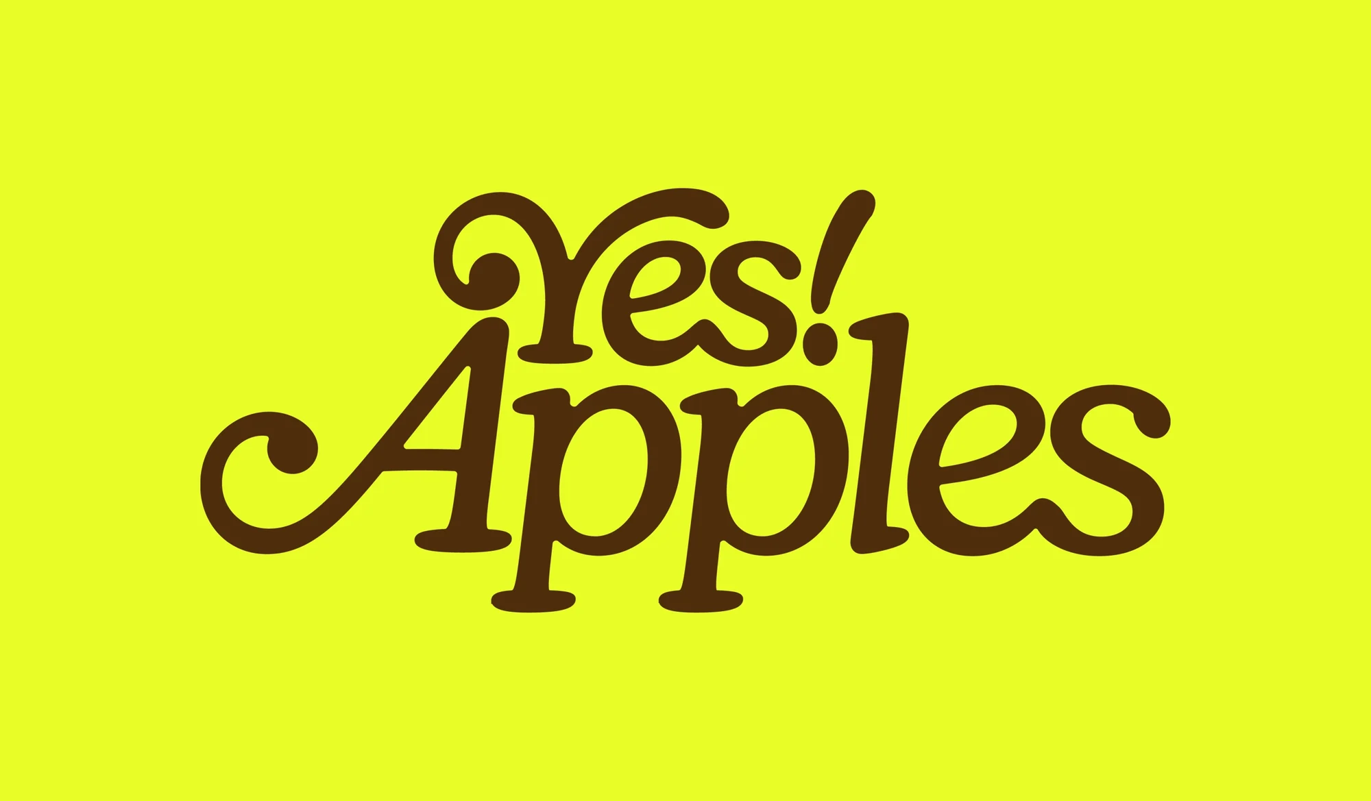 Yes! Apples — design reference 1