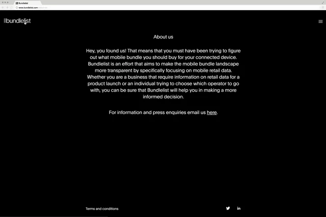 Bundlelist — motion reference 1