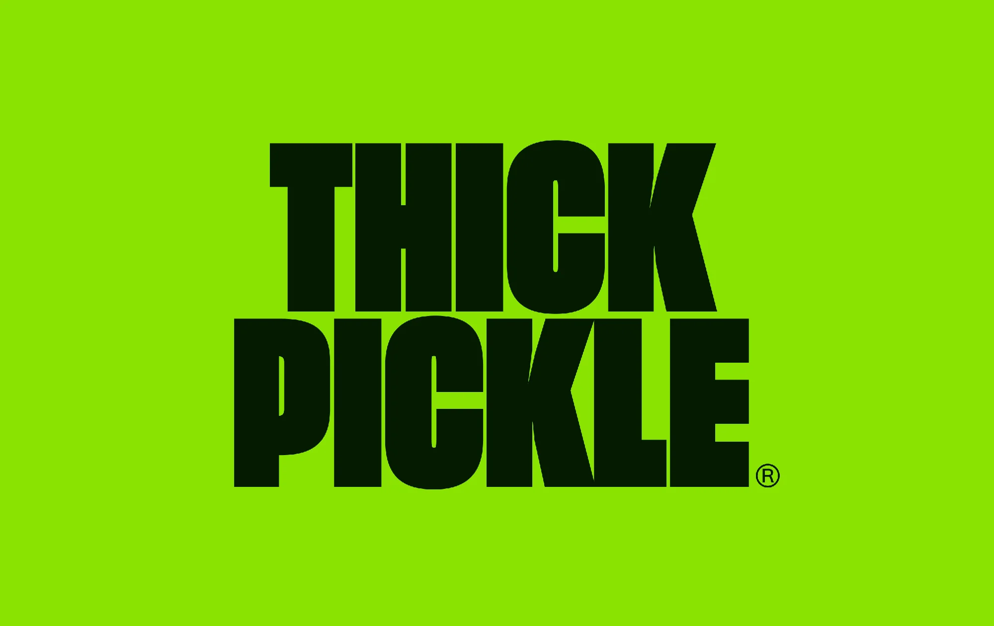 Thick Pickle — design reference 1