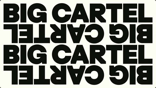 Big Cartel — motion reference 1