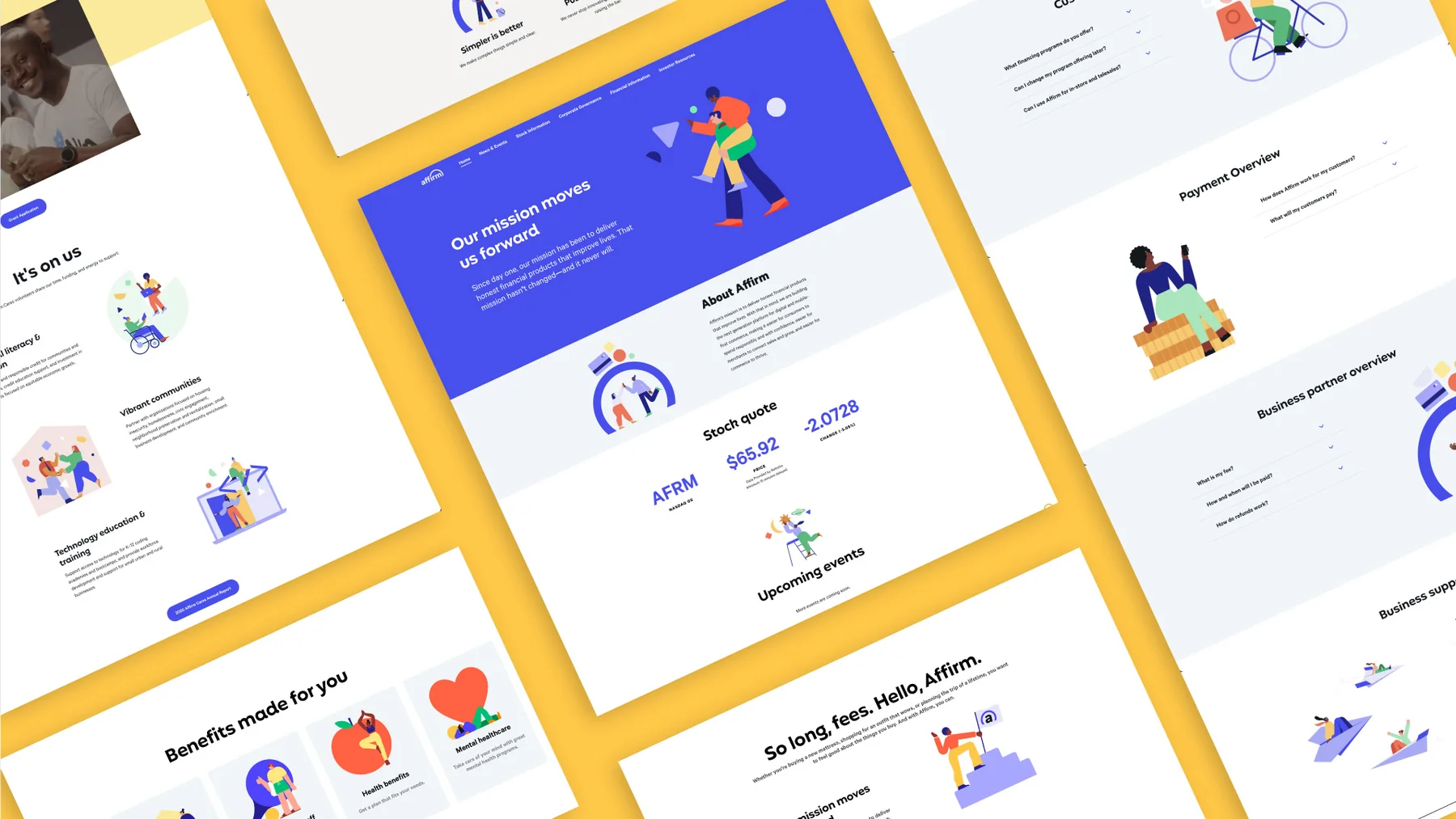 Affirm modular life-moment illustrations, asset 1