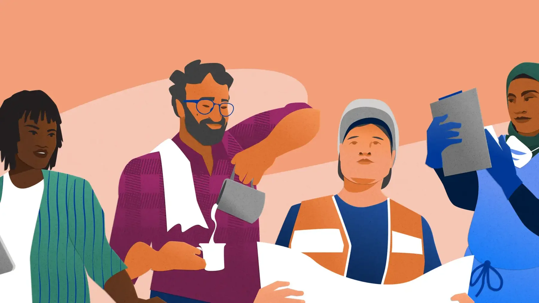 Indeed inclusive work illustration, asset 1