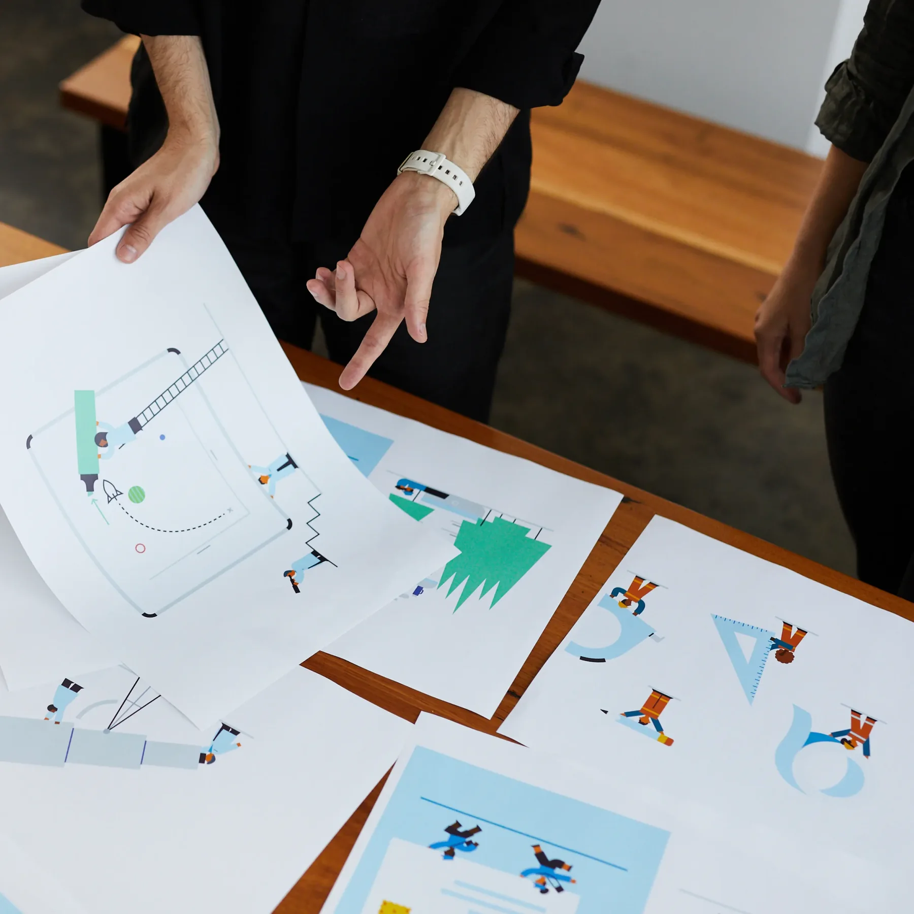 Xero geometric editorial toolkit, asset 3