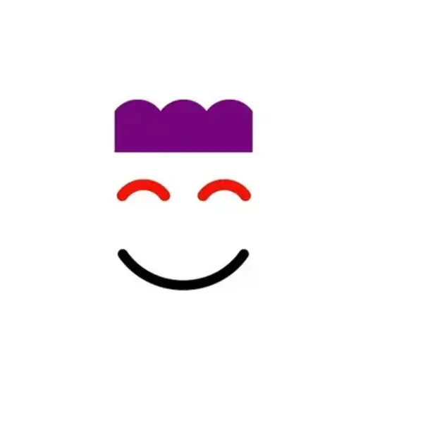 Fisher-Price Play-moji icon: Crowned smile