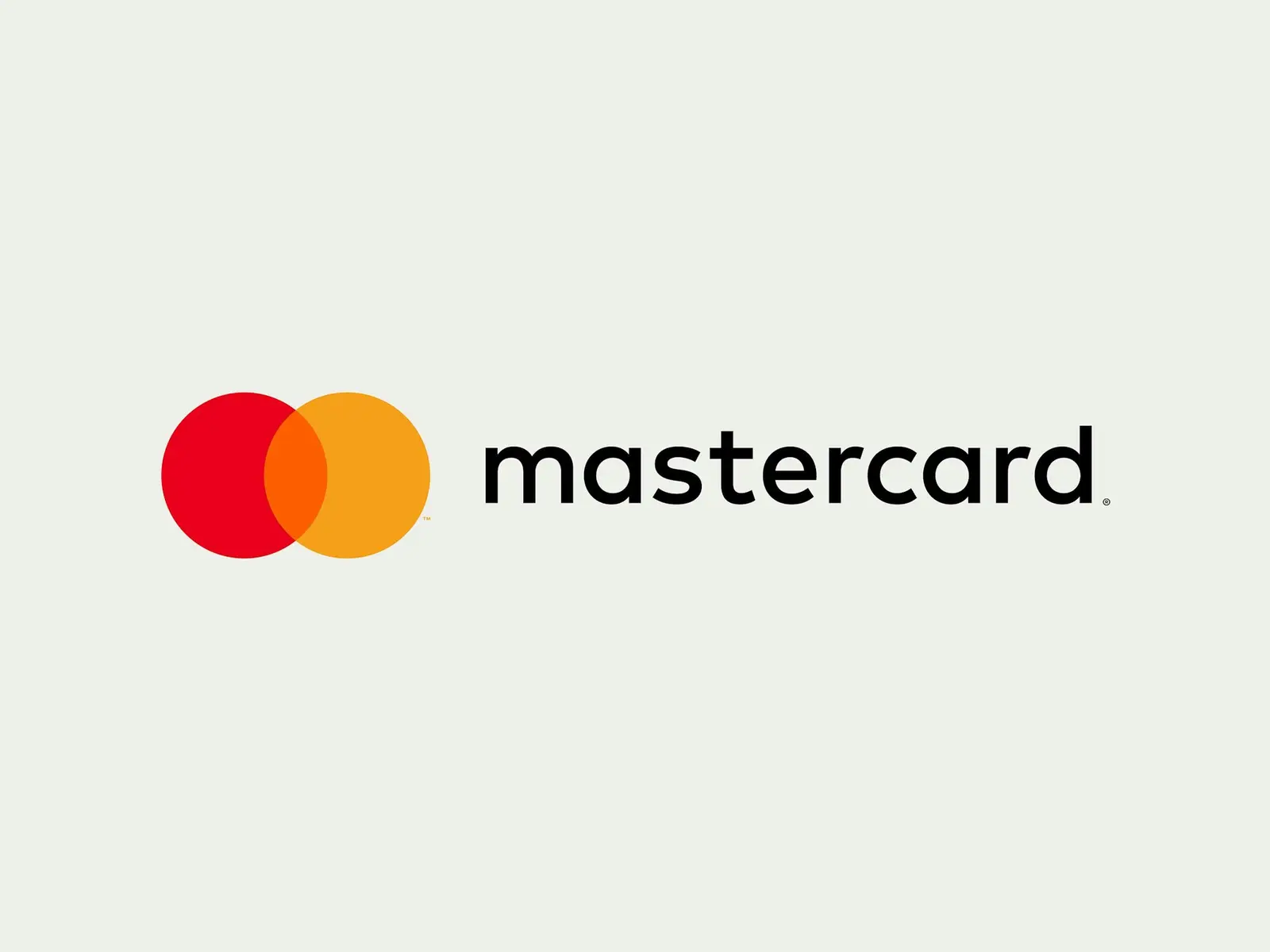 Mastercard dual-circle symbol system: Horizontal lockup