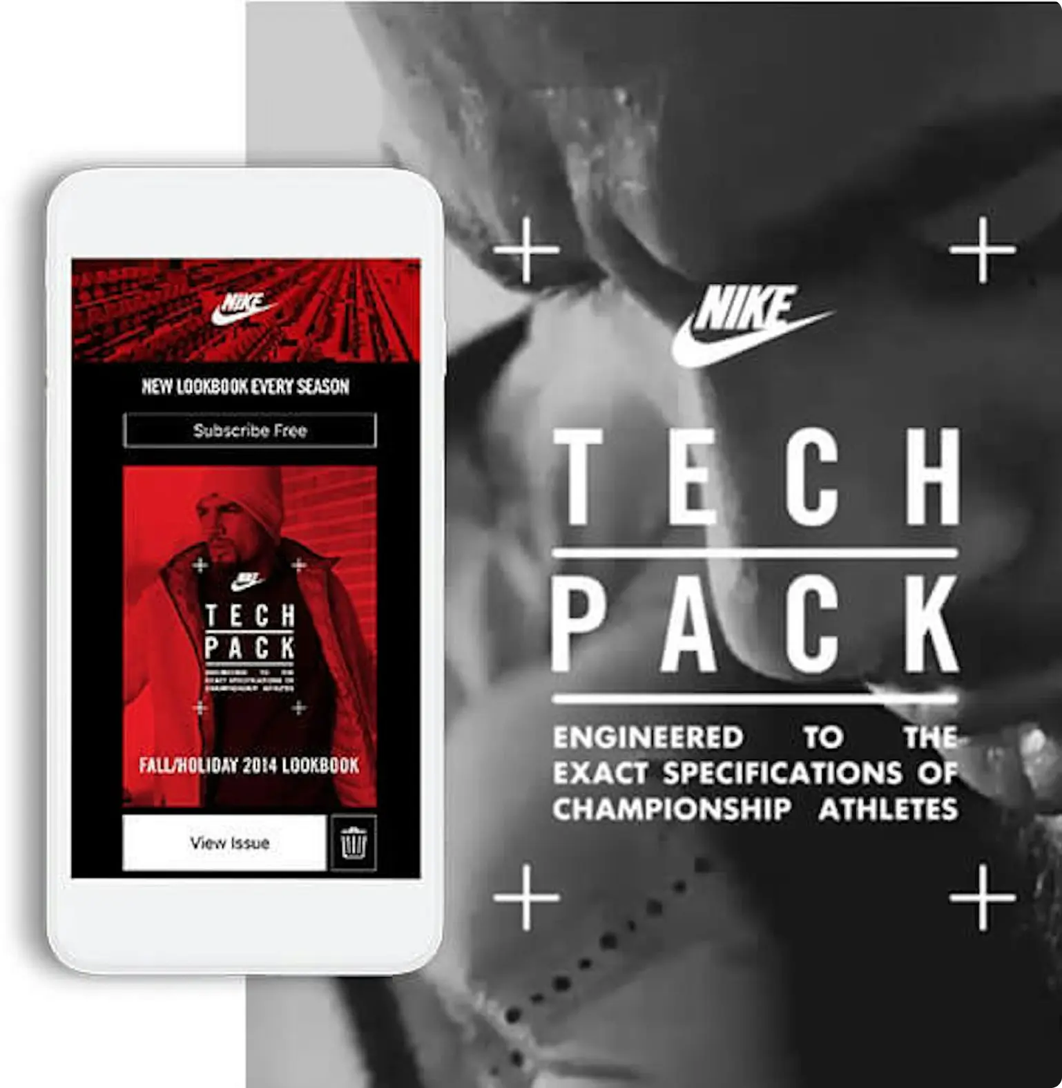 Nike Tech Pack campaign photography: Street-court athlete portrait