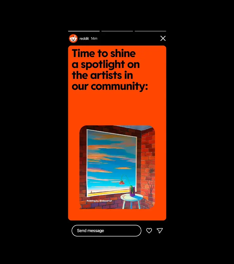 Reddit 3D Snoo system: Character-led mobile campaign