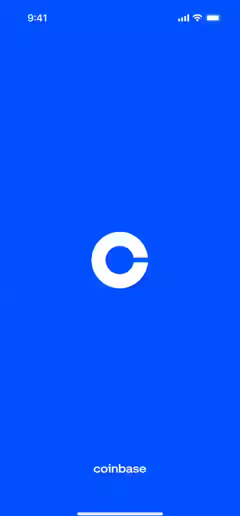 Coinbase — Sign up
