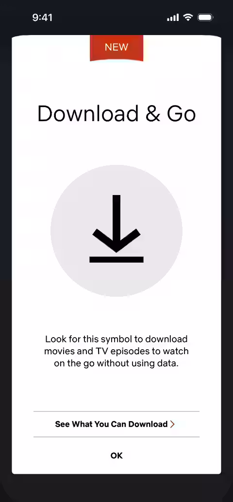 Netflix — Complete a task