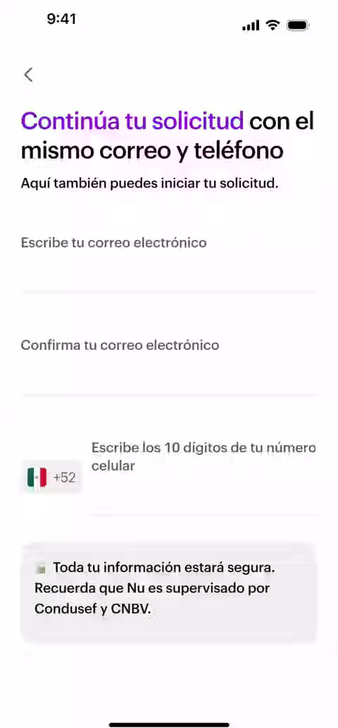 Nu — Onboarding
