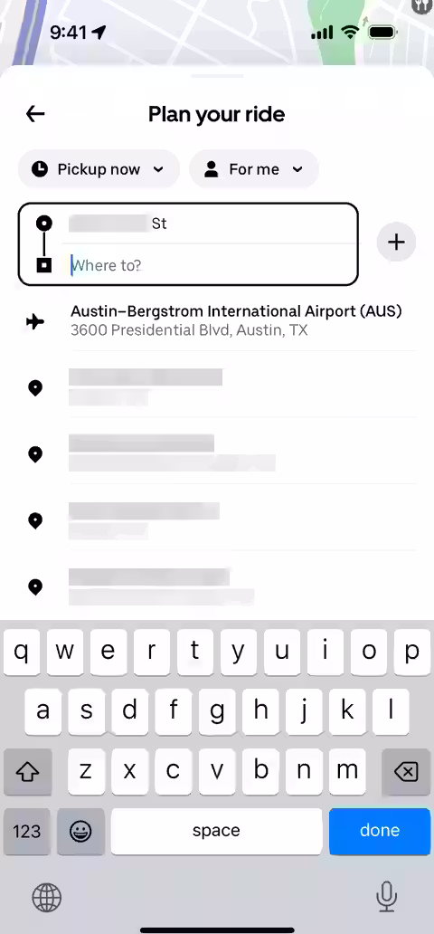 Uber — Complete a task
